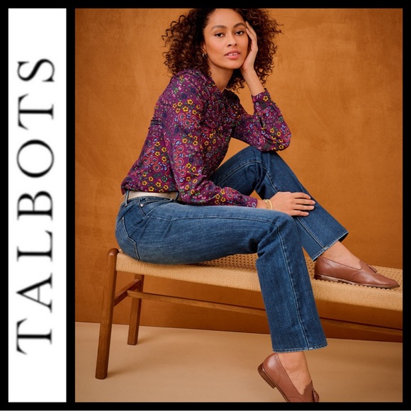Talbots | Jeans | Talbots High Rise Barely Boot Jeans | Poshmark